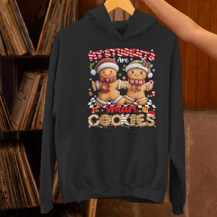My Student Are Smart Cookies Pjs Christmas Xmas Teacher Women's Hoodie, gift for family, gift for coworker