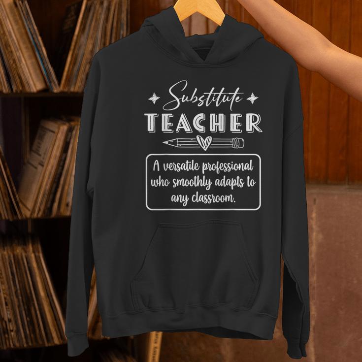 Substitute Teacher Definition Women's Hoodie, gift for family, gift for coworker Substitute Teacher Definition Women's Hoodie, gift for family, gift for coworker