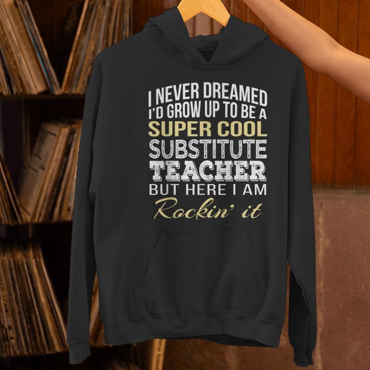Substitute Teacher T Shirt School Tee Women's Hoodie, gift for family, gift for coworker