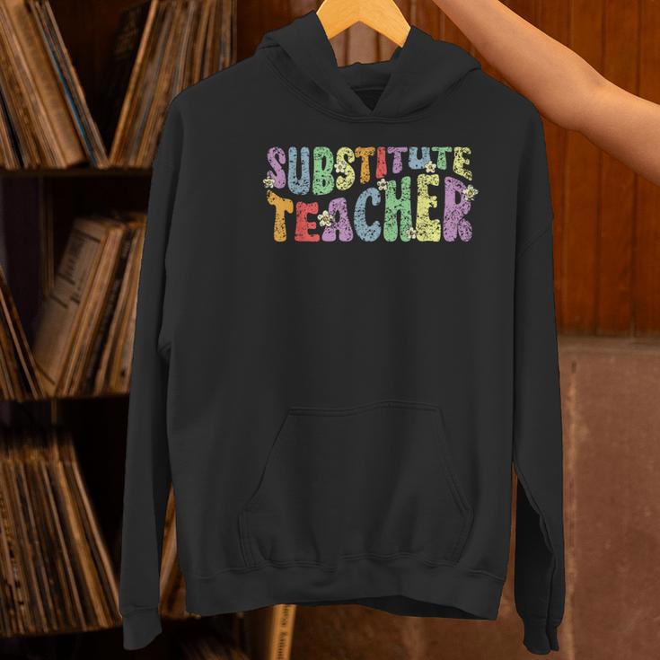 Substitute Teacher Women Back To School Substitute Teacher Women's Hoodie, gift for family, gift for coworker