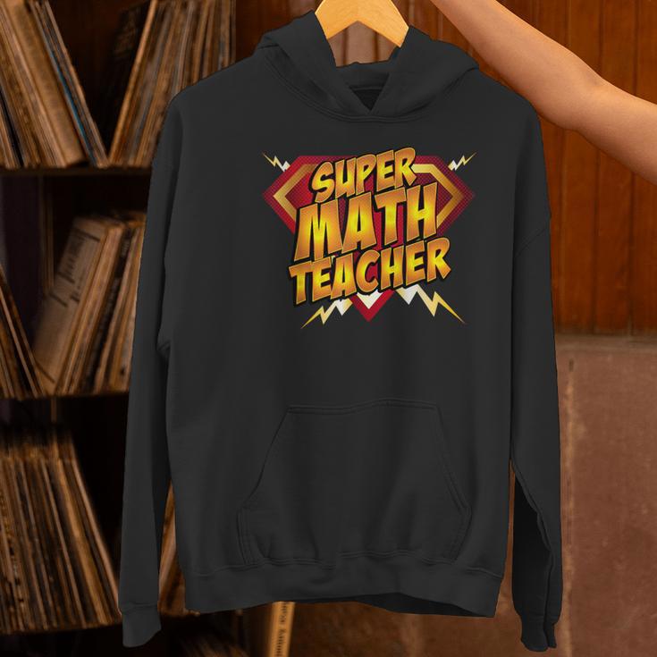 Super Math Teacher Educational Superhero Women's Hoodie, Super Teacher Hoodies, gift for family, gift for coworker Super Math Teacher Educational Superhero Women's Hoodie, Super Teacher Hoodies, gift for family, gift for coworker