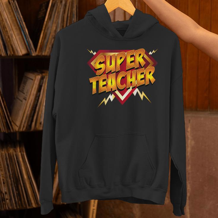 Super Teacher Superhero Back To School Teacher's Women's Hoodie, Super Teacher Hoodies, gift for family, gift for coworker Super Teacher Superhero Back To School Teacher's Women's Hoodie, Super Teacher Hoodies, gift for family, gift for coworker