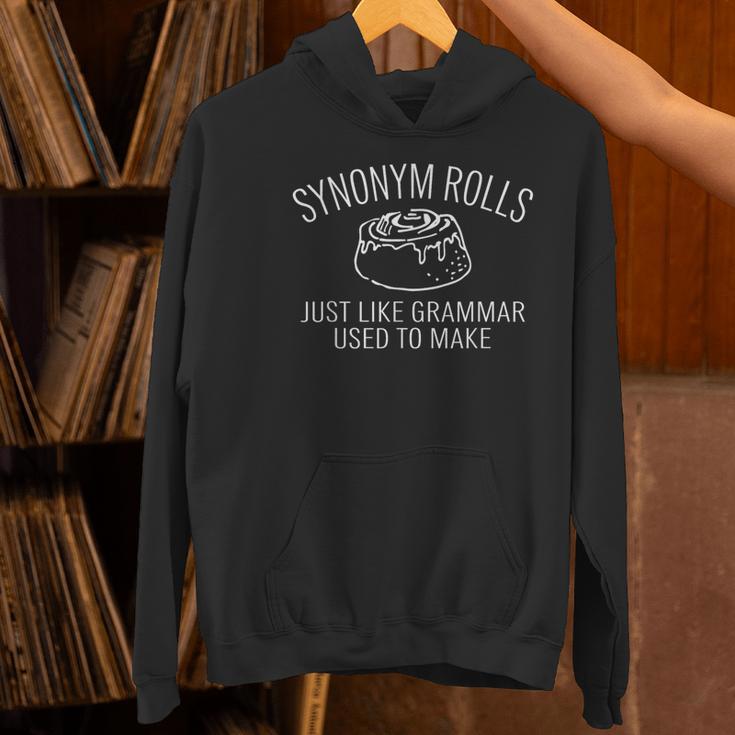 Synonym Rolls Book Lover English Teacher Grammar Women's Hoodie, English Teacher Hoodies, gift for family, gift for coworker Synonym Rolls Book Lover English Teacher Grammar Women's Hoodie, English Teacher Hoodies, gift for family, gift for coworker