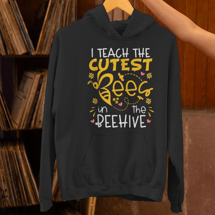 I Teach The Cutest Bees In The Beehive Teacher Women's Hoodie, gift for family, gift for coworker I Teach The Cutest Bees In The Beehive Teacher Women's Hoodie, gift for family, gift for coworker