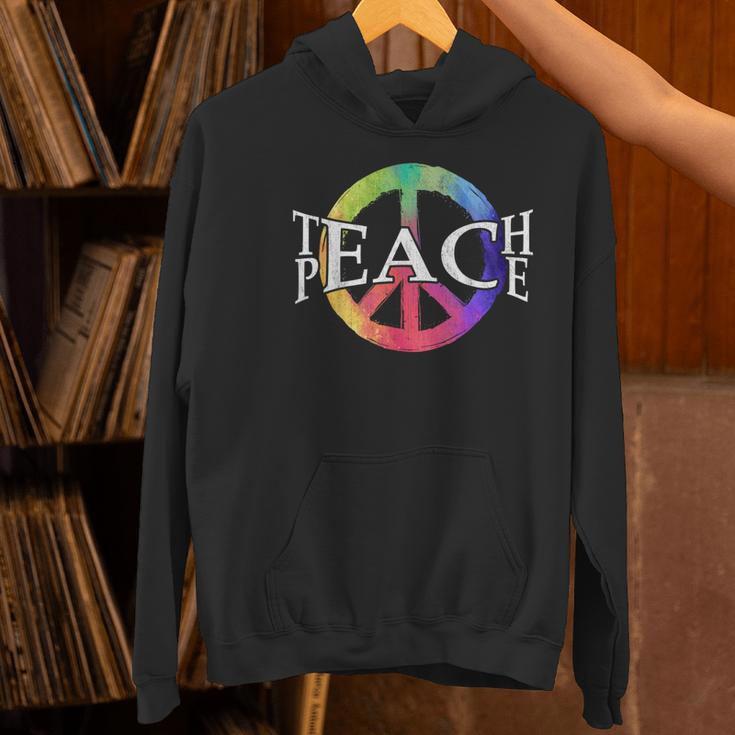 Teach Peace For Teachers And Educators Counselor Women's Hoodie, gift for family, gift for coworker Teach Peace For Teachers And Educators Counselor Women's Hoodie, gift for family, gift for coworker