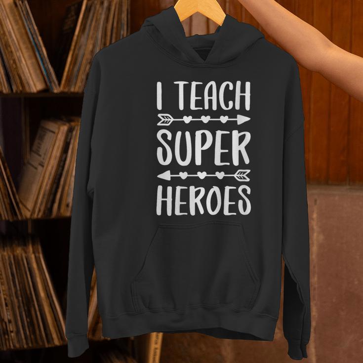 I Teach Superheroes Shirt Men Women School Teacher Women's Hoodie, gift for family, gift for coworker