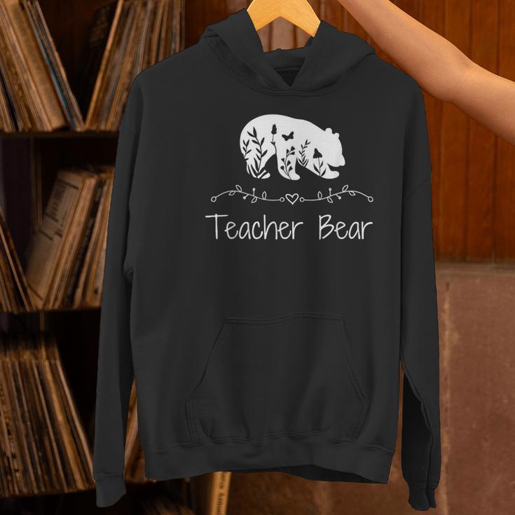 Teacher Bear For Educators Teacher Appreciation Women's Hoodie, gift for family, gift for coworker