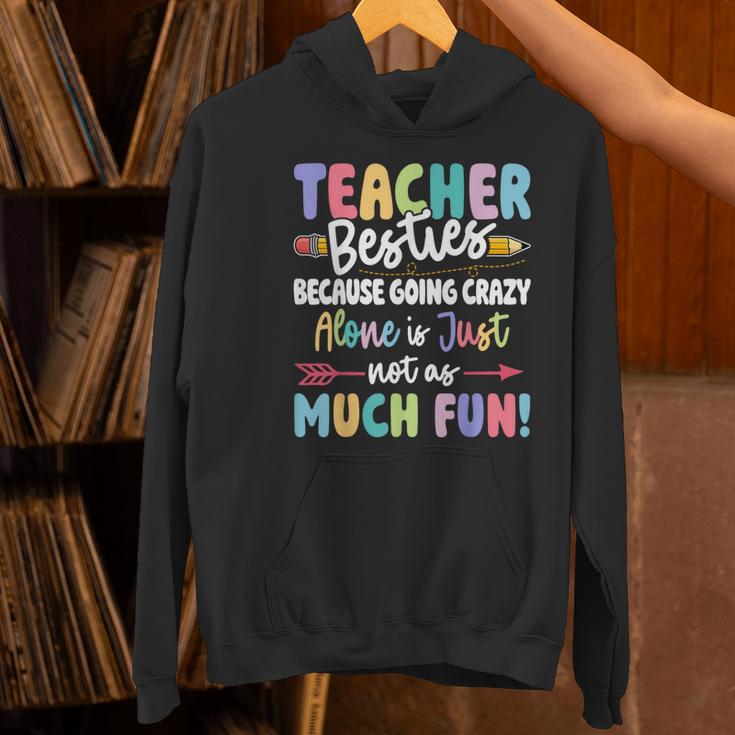 Teacher Besties Matching Teacher Besties Women's Hoodie, gift for family, gift for coworker
