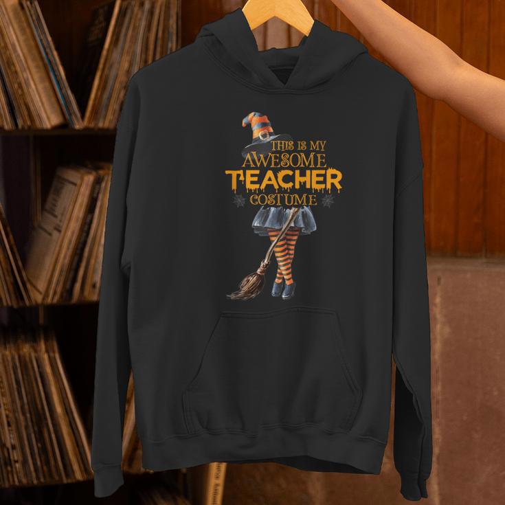 This Is My Teacher Costume Halloween Family Matching Group For Men Women Women's Hoodie, gift for family, gift for coworker