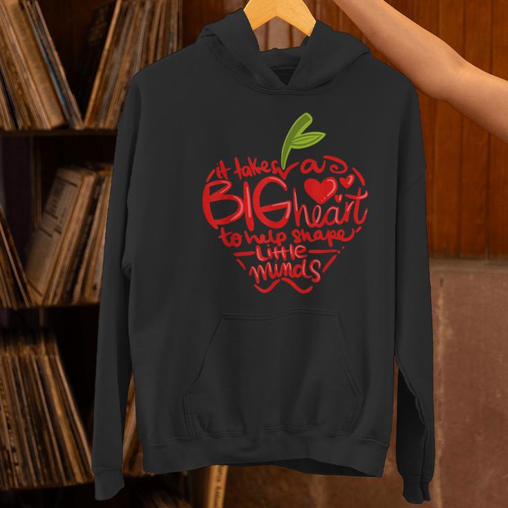 Teacher Day T Shirt Appreciation Day Apple Teach Learn Women's Hoodie, gift for family, gift for coworker
