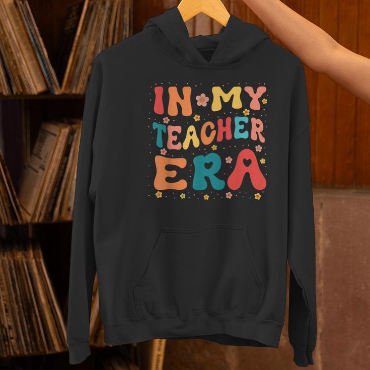 In My Teacher Era First Day Of School Back To School Retro Women's Hoodie, gift for family, gift for coworker