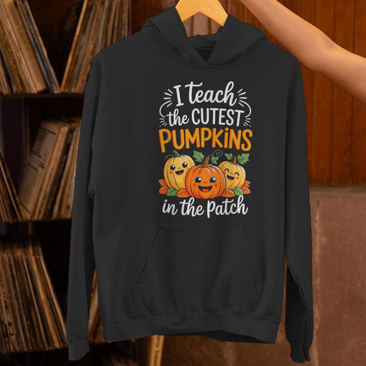 Teacher Halloween Pre-K Teacher Kindergarten Cutest Pumpkins Women's Hoodie, gift for family, gift for coworker