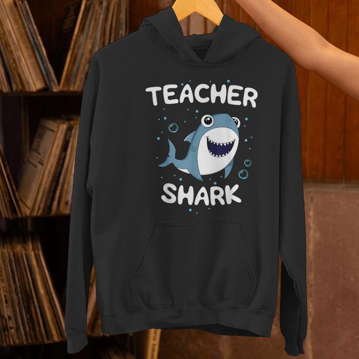 Teacher Shark Teaching Back To School Kindergarten Women's Hoodie, gift for family, gift for coworker Teacher Shark Teaching Back To School Kindergarten Women's Hoodie, gift for family, gift for coworker