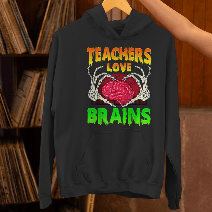 Teacher Teachers Love Brains Skeleton Hand Heart Halloween Women's Hoodie, gift for family, gift for coworker Teacher Teachers Love Brains Skeleton Hand Heart Halloween Women's Hoodie, gift for family, gift for coworker