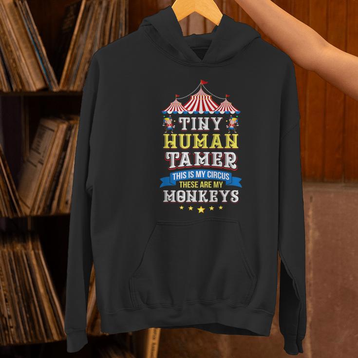 Teacher Tiny Human Tamer This My Circus These Are My Monkeys Women's Hoodie, gift for family, gift for coworker Teacher Tiny Human Tamer This My Circus These Are My Monkeys Women's Hoodie, gift for family, gift for coworker
