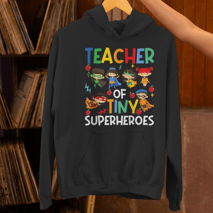 Teacher Of Tiny Superheroes Teach 100th Day Of School Men Women Girls Kids Women's Hoodie, gift for family, gift for coworker Teacher Of Tiny Superheroes Teach 100th Day Of School Men Women Girls Kids Women's Hoodie, gift for family, gift for coworker