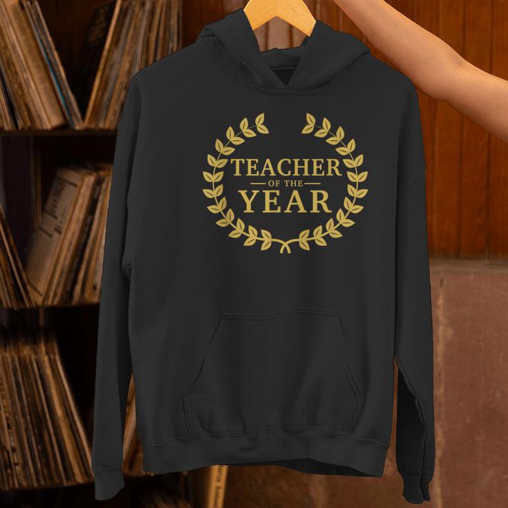 Teacher Of The Year Greatest Ever Award Day Women's Hoodie, gift for family, gift for coworker
