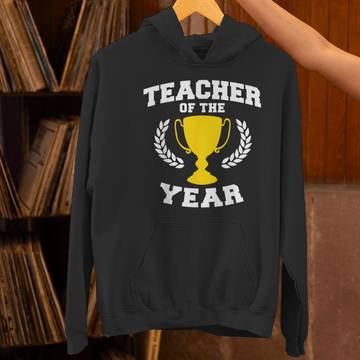 Teacher Of The Year For Men Women Women's Hoodie, gift for family, gift for coworker Teacher Of The Year For Men Women Women's Hoodie, gift for family, gift for coworker