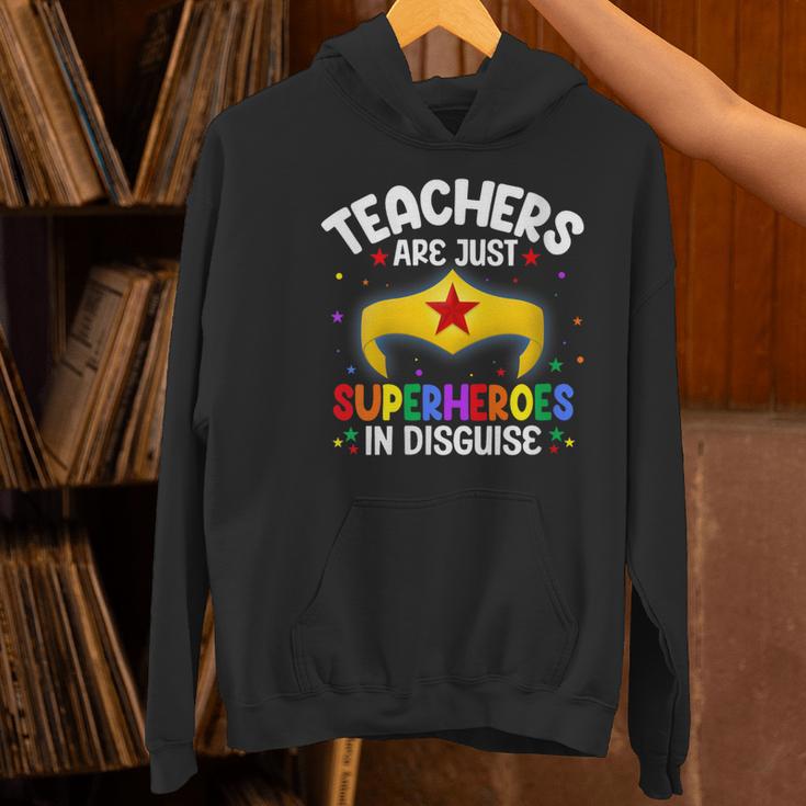 Teachers Are Just Superheroes In Disguise School Women Men Women's Hoodie, gift for family, gift for coworker Teachers Are Just Superheroes In Disguise School Women Men Women's Hoodie, gift for family, gift for coworker