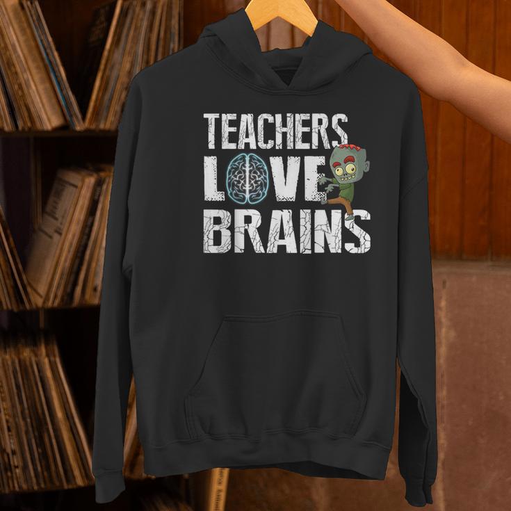 Teachers Love Brains Zombie Halloween Hilarious Women's Hoodie, gift for family, gift for coworker Teachers Love Brains Zombie Halloween Hilarious Women's Hoodie, gift for family, gift for coworker