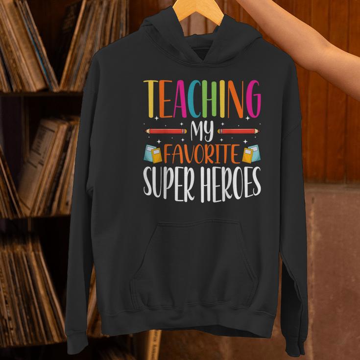Teaching My Favorite Superheros Men Women SPED Teacher Women's Hoodie, gift for family, gift for coworker Teaching My Favorite Superheros Men Women SPED Teacher Women's Hoodie, gift for family, gift for coworker