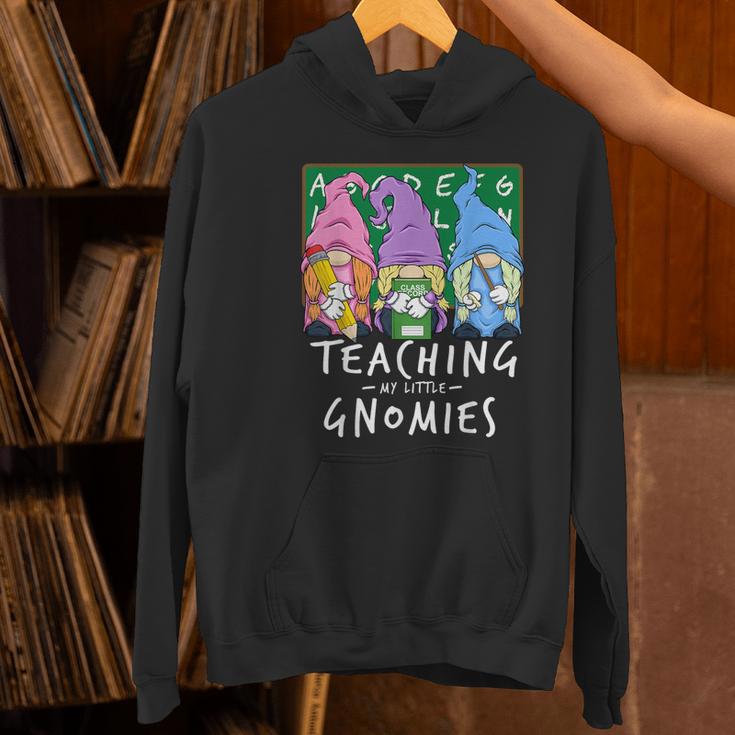 Teaching My Little Gnomies With Gnome For Teacher Women Women's Hoodie, gift for family, gift for coworker Teaching My Little Gnomies With Gnome For Teacher Women Women's Hoodie, gift for family, gift for coworker