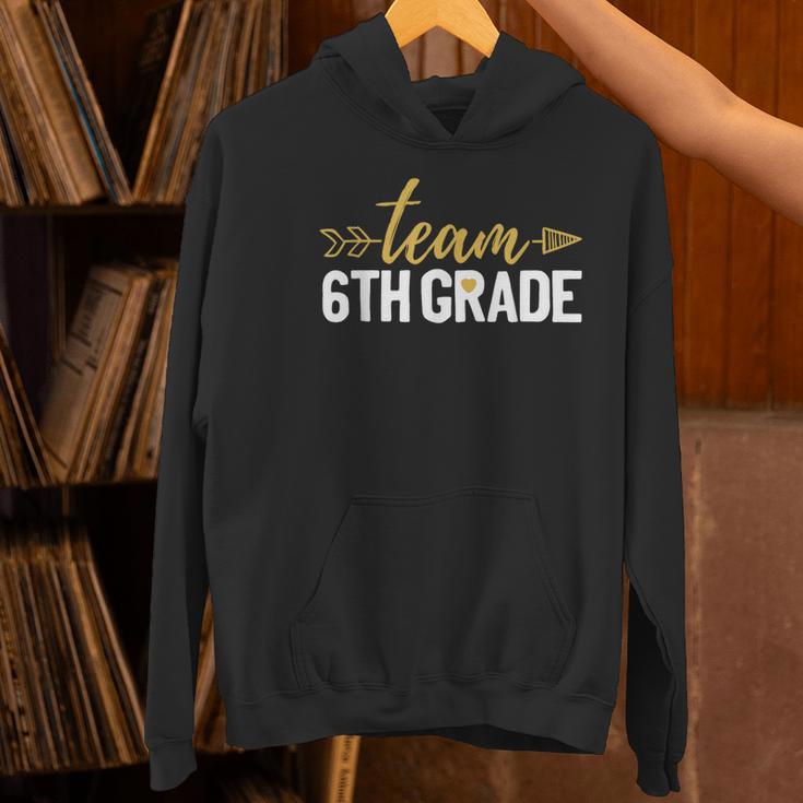 Team 6th Grade Hello Sixth Grade Crew Squad Teacher Kids Women's Hoodie, gift for family, gift for coworker Team 6th Grade Hello Sixth Grade Crew Squad Teacher Kids Women's Hoodie, gift for family, gift for coworker