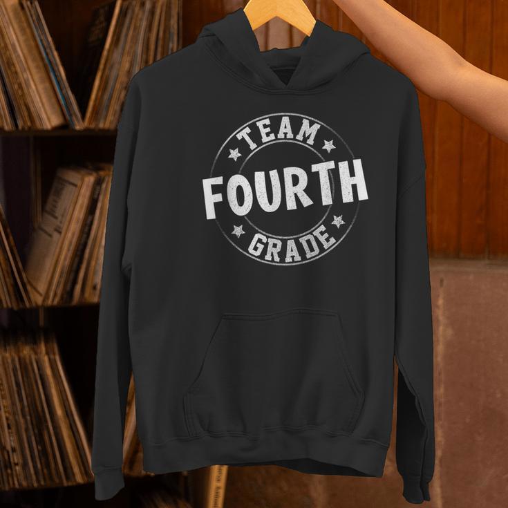 Team Fourth Grade Teacher Student Back To School 4th Grade Women's Hoodie, 4th Grade Teacher Hoodies, gift for family, gift for coworker Team Fourth Grade Teacher Student Back To School 4th Grade Women's Hoodie, 4th Grade Teacher Hoodies, gift for family, gift for coworker