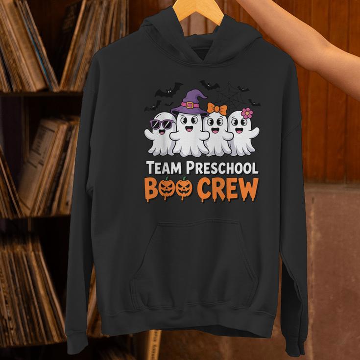 Team Preschool Boo Crew Halloween Teacher Student Costume Women's Hoodie, gift for family, gift for coworker Team Preschool Boo Crew Halloween Teacher Student Costume Women's Hoodie, gift for family, gift for coworker