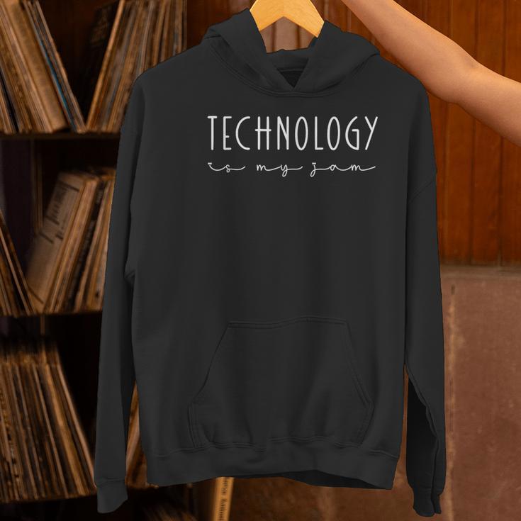 Technology Is My Jam Team Technology Teacher Squad Women's Hoodie, gift for family, gift for coworker Technology Is My Jam Team Technology Teacher Squad Women's Hoodie, gift for family, gift for coworker