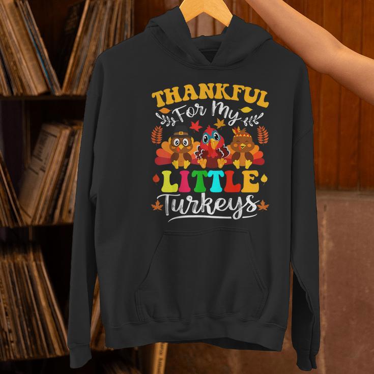 Thankful For My Little Turkeys Teacher Thanksgiving Teachers Women's Hoodie, gift for family, gift for coworker Thankful For My Little Turkeys Teacher Thanksgiving Teachers Women's Hoodie, gift for family, gift for coworker