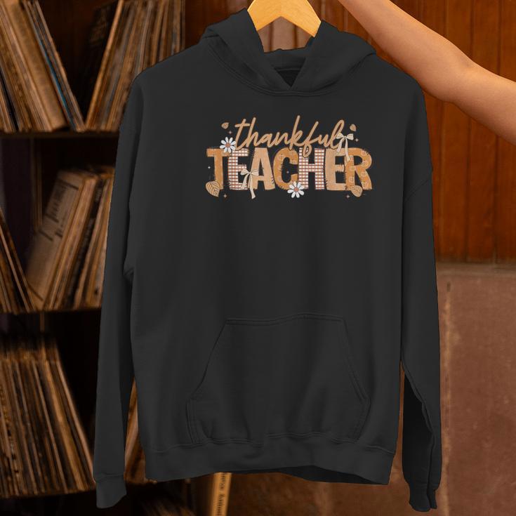 Thankful Teacher Autumn Fall Teacher Thanksgiving Youth Women's Hoodie, gift for family, gift for coworker Thankful Teacher Autumn Fall Teacher Thanksgiving Youth Women's Hoodie, gift for family, gift for coworker