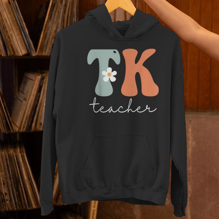 TK Teacher Retro Groovy Vintage Happy First Day Of School Women's Hoodie, Groovy Teacher Hoodies, gift for family, gift for coworker TK Teacher Retro Groovy Vintage Happy First Day Of School Women's Hoodie, Groovy Teacher Hoodies, gift for family, gift for coworker