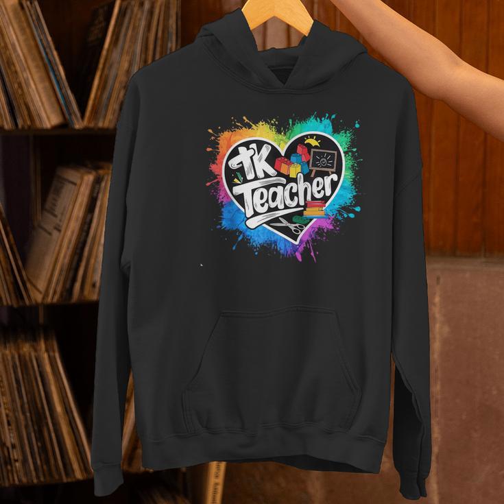 TK Teacher Transitional Kindergarten Heart Back To School Women's Hoodie, gift for family, gift for coworker TK Teacher Transitional Kindergarten Heart Back To School Women's Hoodie, gift for family, gift for coworker