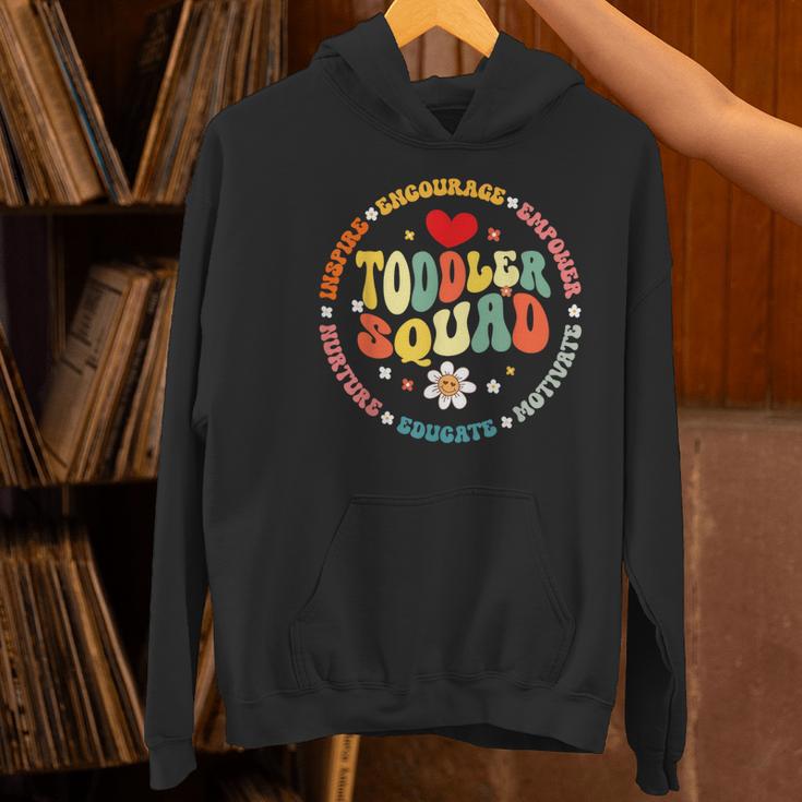 Toddler Squad Pre-K Teacher Pre School Back To School Women's Hoodie, gift for family, gift for coworker