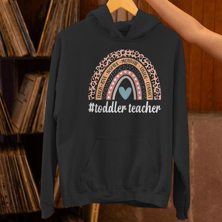 Toddler Teacher Rainbow Leopard Infant Teacher Men Women Women's Hoodie, gift for family, gift for coworker Toddler Teacher Rainbow Leopard Infant Teacher Men Women Women's Hoodie, gift for family, gift for coworker