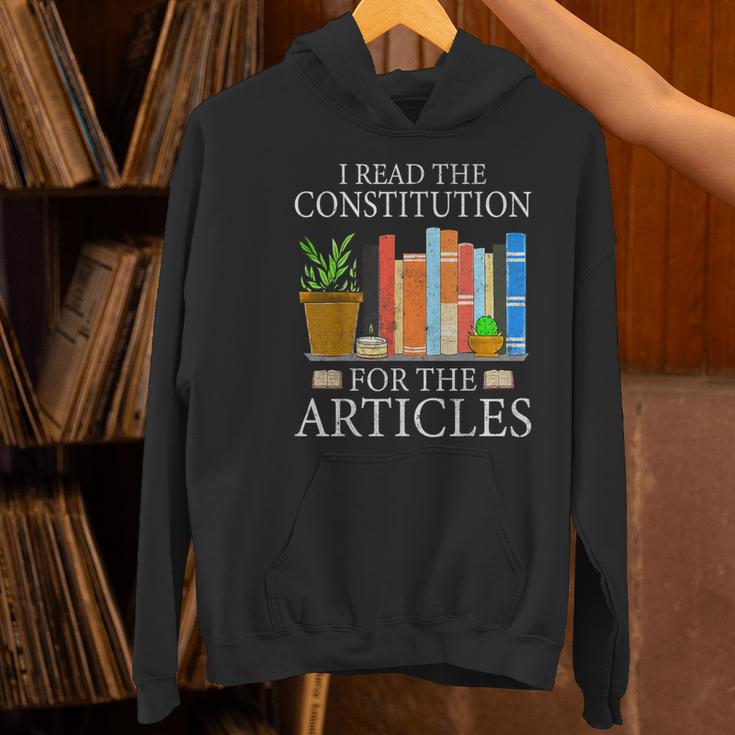 History Teacher I Read The Constitution For The Articles For Men Women Women's Hoodie, History Teacher Hoodies, gift for family, gift for coworker