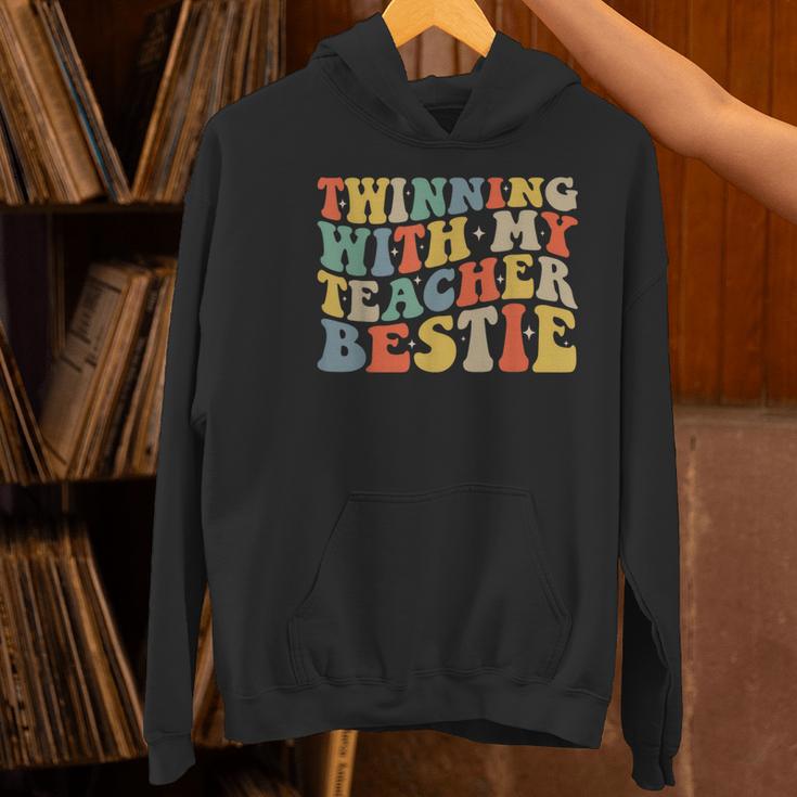 Twin Day Friends Teacher Twinning With My Bestie Matching Women's Hoodie, gift for family, gift for coworker Twin Day Friends Teacher Twinning With My Bestie Matching Women's Hoodie, gift for family, gift for coworker