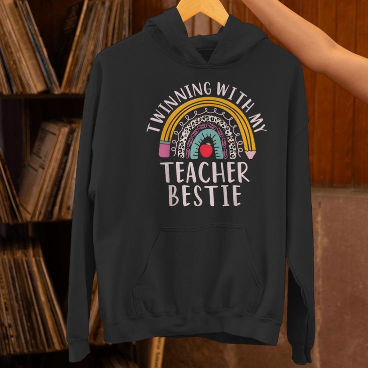Twinning With My Teacher Bestie Spirit Week Girls Day Kids Women's Hoodie, gift for family, gift for coworker Twinning With My Teacher Bestie Spirit Week Girls Day Kids Women's Hoodie, gift for family, gift for coworker