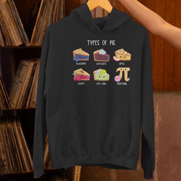 Types Of Pie Pi Day Math Teacher Geek 314 Math Pun Women's Hoodie, gift for family, gift for coworker Types Of Pie Pi Day Math Teacher Geek 314 Math Pun Women's Hoodie, gift for family, gift for coworker