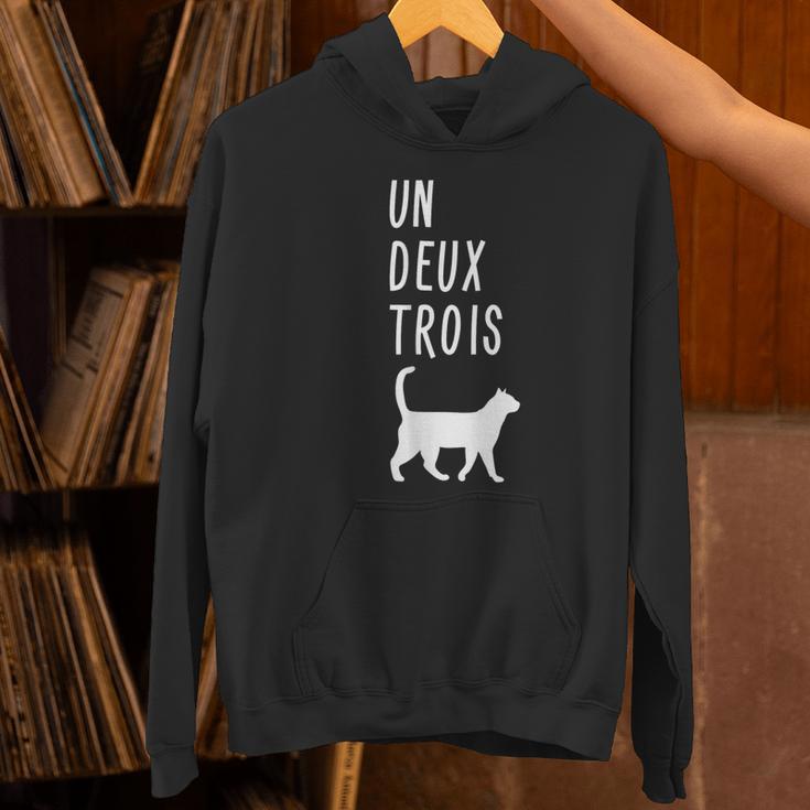 Un Deux Trois Cat Shirt French Teacher Women's Hoodie, gift for family, gift for coworker Un Deux Trois Cat Shirt French Teacher Women's Hoodie, gift for family, gift for coworker