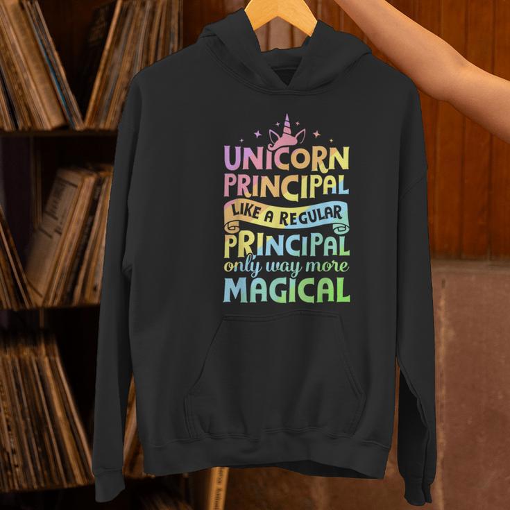 Unicorn Principal Back To School Teacher Appreciation Women's Hoodie, gift for family, gift for coworker