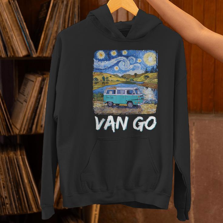 Van Go Retro Vanlife Art Teacher Women's Hoodie, gift for family, gift for coworker Van Go Retro Vanlife Art Teacher Women's Hoodie, gift for family, gift for coworker