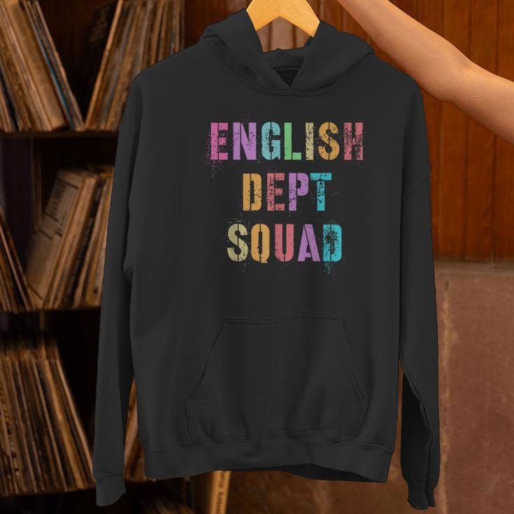 Vintage ENGLISH DEPT SQUAD Back To School Teacher Student Women's Hoodie, English Teacher Hoodies, gift for family, gift for coworker Vintage ENGLISH DEPT SQUAD Back To School Teacher Student Women's Hoodie, English Teacher Hoodies, gift for family, gift for coworker