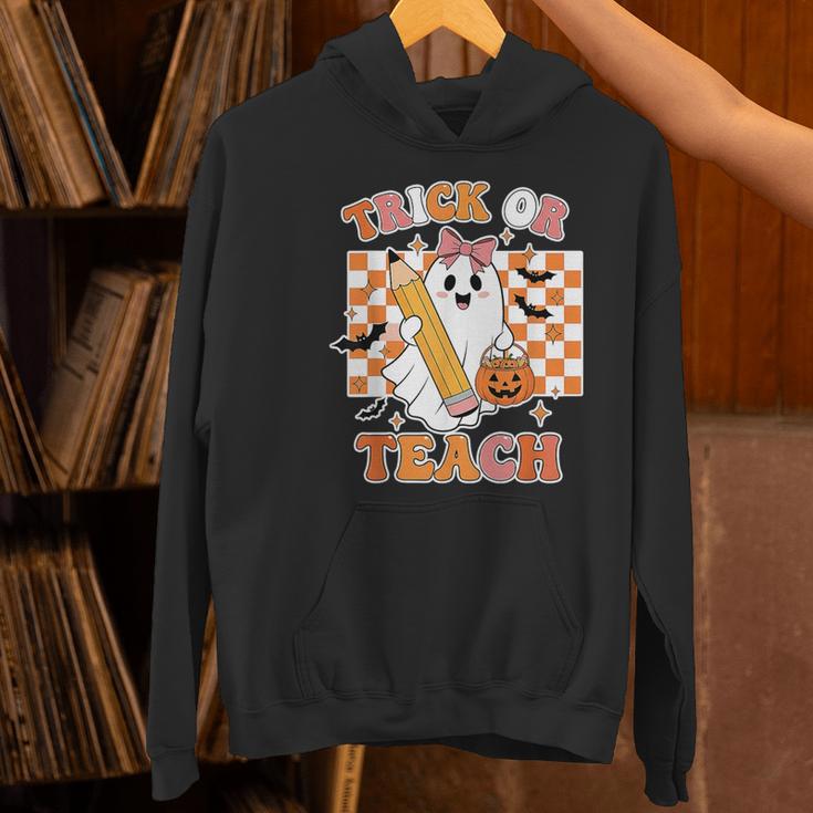Vintage Teacher Shirt Women Trick Or Teach Halloween Women's Hoodie, gift for family, gift for coworker Vintage Teacher Shirt Women Trick Or Teach Halloween Women's Hoodie, gift for family, gift for coworker