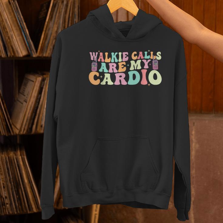Walkie Calls Are My Cardio SPED Teacher Inclusion ABA Women's Hoodie, gift for family, gift for coworker Walkie Calls Are My Cardio SPED Teacher Inclusion ABA Women's Hoodie, gift for family, gift for coworker
