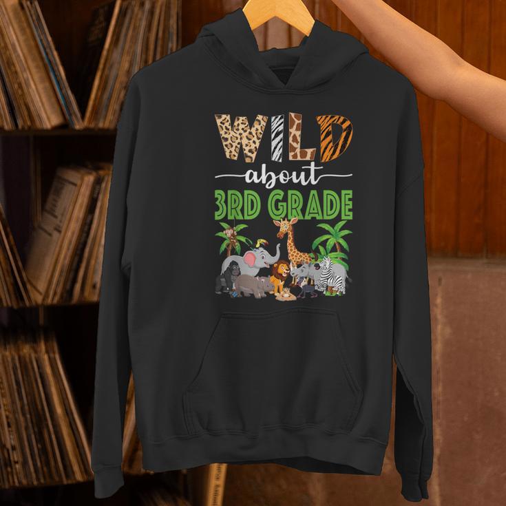 Wild About 3rd Grade Teacher Student Third Grade Zoo Safari Women's Hoodie, gift for family, gift for coworker Wild About 3rd Grade Teacher Student Third Grade Zoo Safari Women's Hoodie, gift for family, gift for coworker