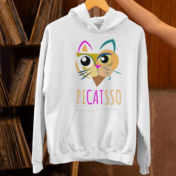Abstract Cat Art Picatsso Shirt For Art Teachers Women's Hoodie, gift for family, gift for coworker Abstract Cat Art Picatsso Shirt For Art Teachers Women's Hoodie, gift for family, gift for coworker