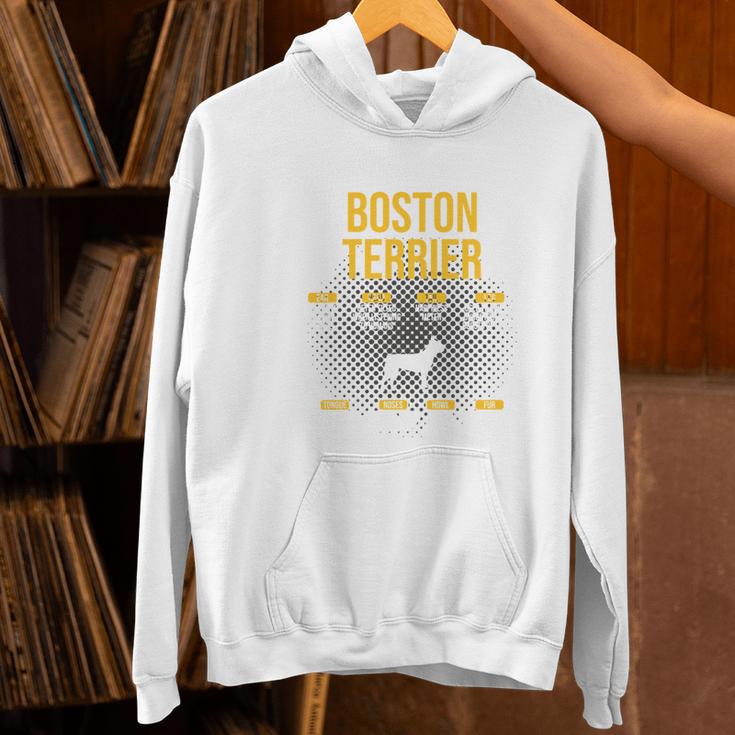 Anatomy Of Boston Terrier Dog Lover Women's Hoodie, gift for family, gift for coworker