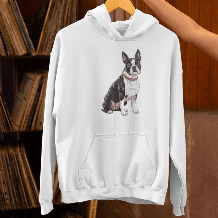 Boston Terrier Dog Dad Boston Terrier Dog Lovers Women's Hoodie, Boston Terrier Dad Hoodies, gift for family, gift for coworker